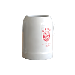FC Bayern München Bierkrug - Deutscher Meister 2020 - 0.5 l Seidel Krug FCB