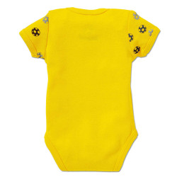 Borussia Dortmund Baby Body - 100% BVB - gelb kurzarm Bodie unisex Bodysuit,Babybody BVB 09