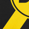 Borussia Dortmund Klappsitzkissen - schwarz-gelb - Sitzkissen Stadion Kissen BVB 09