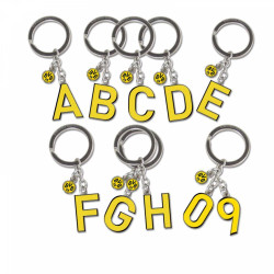 Borussia Dortmund Schlüsselanhänger Buchstaben A-Z / 09 Anhänger BVB 09