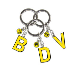 Borussia Dortmund Schlüsselanhänger Buchstaben A-Z / 09 Anhänger BVB 09