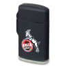 1. FC Köln Sturmfeuerzeug - Rubber schwarz - Feuerzeug Lighter