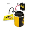 Borussia Dortmund Tasse befüllt mit Waffeln Kaffeetasse gefüllt Geschenkset BVB 09