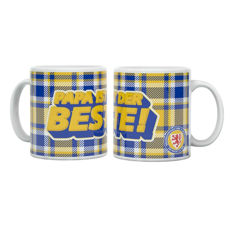 Eintracht Braunschweig Tasse - Papa ist der Beste! - Kaffeetasse | Kaffeebecher | BTSV