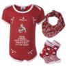 1. FC Köln Baby Geschenkbox Rot - Body, Söckchen, Halstuch | Geschenkset - Gr. 50/56 bis 74/80