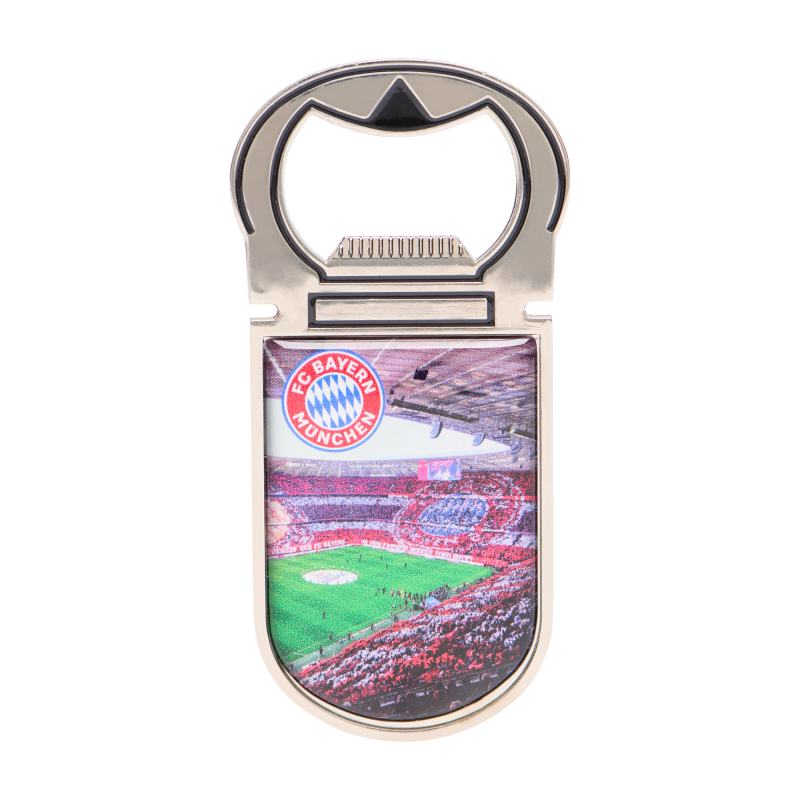 FC Bayern München Flaschenöffner - Arena - Öffner Magnet Kapselheber FCB