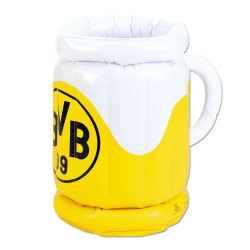 Borussia Dortmund Bierkühler - Bierkrug - aufblasbarer Flaschenkühler BVB Kühlmanschette