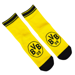 Borussia Dortmund Kindersocken - 2er-Pack - schwarzgelb |Kinder Socken | BVB 09 - Größe 22/24 bis 37/39