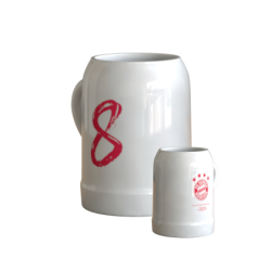 FC Bayern München Bierkrug - Deutscher Meister 2020 - 0.5 l Seidel Krug FCB
