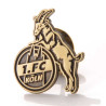 1. FC Köln Pin - Hennes Logo antik gold - Button Anstecker