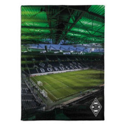 Borussia Mönchengladbach Flanell Fleecedecke - Stadion - Decke Kuscheldecke  BMG