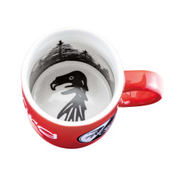 SC Freiburg Tasse - Relief - rot Kaffeetasse Kaffeepot