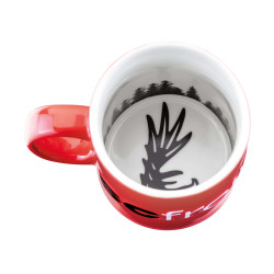 SC Freiburg Tasse - Relief - rot Kaffeetasse Kaffeepot