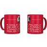 SC Freiburg Tasse - Hymne - rot Kaffeetasse Kaffeepot Mug - Plus Lesezeichen Wir lieben Fußball