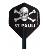 FC St. Pauli Dartpfeil Flights - Totenkopf - 3er Set Dartflights schwarz