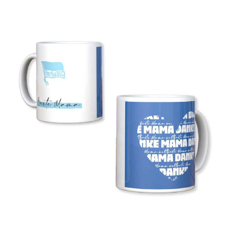 Hertha BSC Berlin Tasse - Beste Mama - Kaffeetasse Kaffeebecher HBSCB