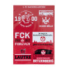1.FC Kaiserslautern Aufkleberbogen - Die Roten Teufel - 6 Motive Aufkleber Sticker FCK
