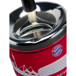 FC Bayern München Drehaschenbecher und Logo Feuerzeug im Set Aschenbecher Ascher Windaschenbecher FCB