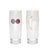 FC Bayern München 2er Set Halbeglas - Deutscher Meister 2022 - Serienmeister 0,5 l Glas FCB