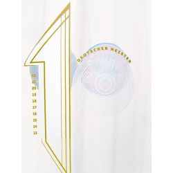 FC Bayern München 2er Set Halbeglas - Deutscher Meister 2022 - Serienmeister 0,5 l Glas FCB