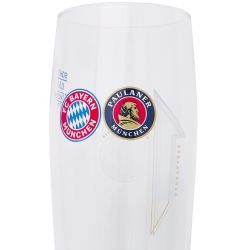 FC Bayern München 2er Set Halbeglas - Deutscher Meister 2022 - Serienmeister 0,5 l Glas FCB