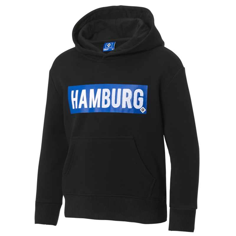 Hamburger SV Kinder Kapuzenpullover - Stefan - schwarz Sweater Kids Hoodie HSV - diverse Größen