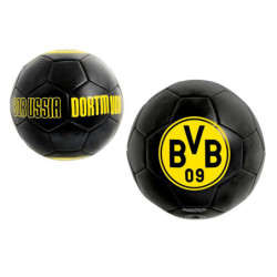 Borussia Dortmund Fussball - Logo - schwarz  Größe 5 Ball BVB 09