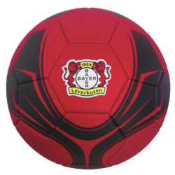 Bayer 04 Leverkusen Fußball - Metallic - rot/schwarz | Ball | Gr. 5  | B04