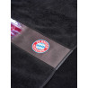 FC Bayern München Duschtuch - Allianz Arena - schwarz mit Bordüre, Strandtuch 70 x 140 cm Badetuch FCB