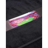 FC Bayern München Duschtuch - Allianz Arena - schwarz mit Bordüre, Strandtuch 70 x 140 cm Badetuch FCB