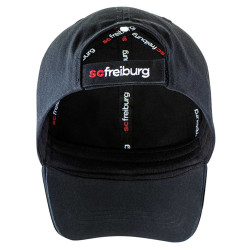 SC Freiburg Cap - Wappen Basic - schwarz | Kappe | Basecap | Schildmütze