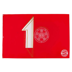 FC Bayern München Hissflagge - Deutscher Serienmeister - 180 x 120 cm Hissfahne Flagge Fahne FCB