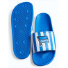 Hertha BSC Berlin Badeschuhe - Logo - blau-weiß gestreift | Badelatschen | Badeschlappen | HBSCB - Gr. 37 bis 47