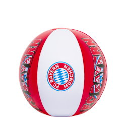 FC Bayern München Strandspiel 3er Set : Wasserball, Beach Tennis-Set mit Ball und Stoffbeutel FCB Beachball