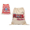 FC Bayern München Strandspiel 3er Set : Wasserball, Beach Tennis-Set mit Ball und Stoffbeutel FCB Beachball
