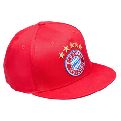 FC Bayern München Kinder Snapback - 5 Sterne - rot Cap Schildmütze Emblem Kappe FCB