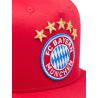 FC Bayern München Kinder Snapback - 5 Sterne - rot Cap Schildmütze Emblem Kappe FCB