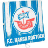 F.C. Hansa Rostock Klappkissen - Streifen - Sitzkissen Kissen Stadionkissen