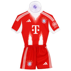 FC Bayern München Autotrikot 2025/26 | ROT | Mini Kit  | Auto Trikot mit Saugnapf | FCB
