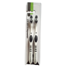 Borussia Mönchengladbach Zahnbürste 2er Set schwarz-weiß medium