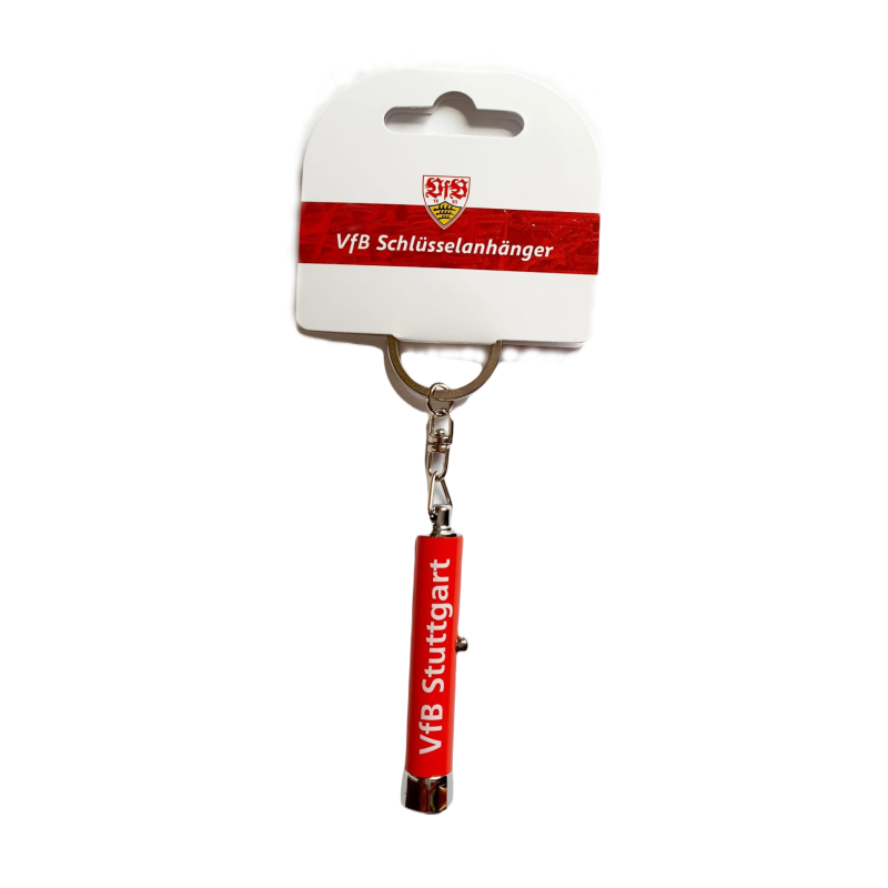 VfB Stuttgart Schlüsselanhänger mit LED Taschenlampe Lampe Anhänger