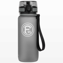 Fortuna Düsseldorf Tritan Trinkflasche grau transparent 0,65 l Flasche F95