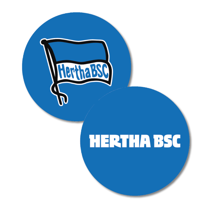 Hertha BSC Berlin Aufkleber Lentikular Ø 8.5 cm Sticker mit Wechselbild