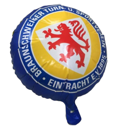 Eintracht Braunschweig Folienballon - Logo - mit Helium befüllbarer Ballon Luftballon