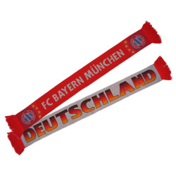 FC Bayern München Schal - Deutschland - Motiv 1 rot-weiß Fanschal Scarf FCB