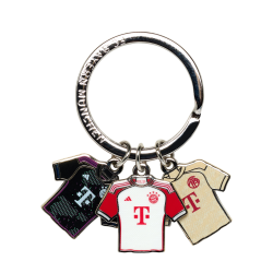 FC Bayern München Schlüsselanhänger - Trikots 3er - Anhänger FCB