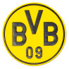 Borussia Dortmund Magnet - Logo - farbiger BVB 09 Kühlschrankmagnet Emblem