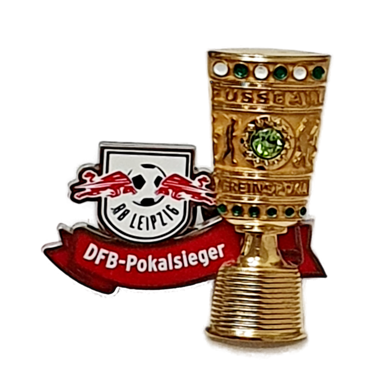 RB Leipzig Anstecker - Pokalsieger - Pin RBL Button