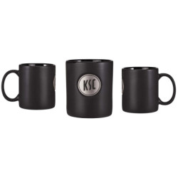 Karlsruher SC Tasse - Platine - schwarz | Kaffeetasse | KSC