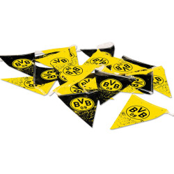 Borussia Dortmund Party Wimpelkette Logo schwarz-gelb ca. 4 m Wimpel BVB 09 Girlande